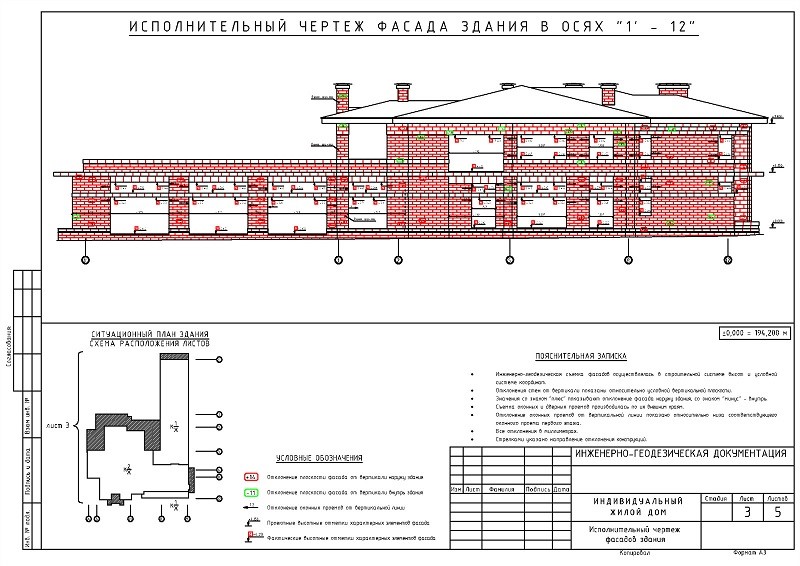 Исполнительная съемка зданий